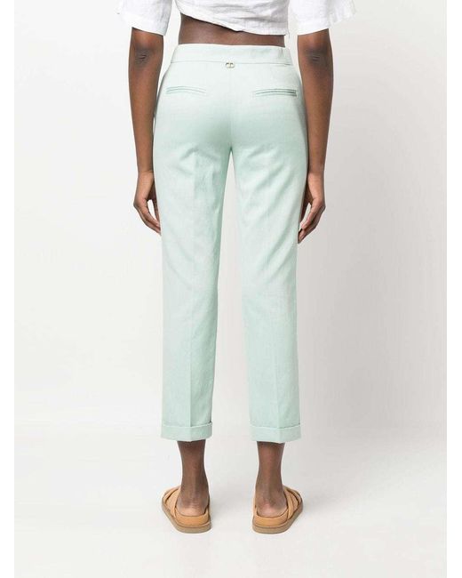 Twinset Blue Cigarette Trousers