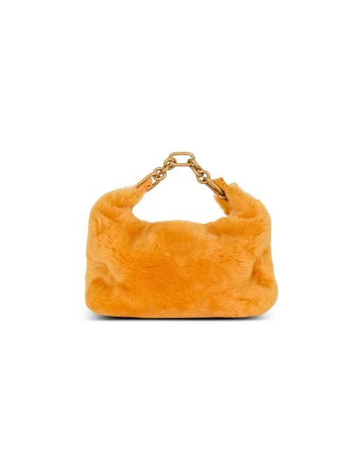 Balmain Orange Mini Sync Bag