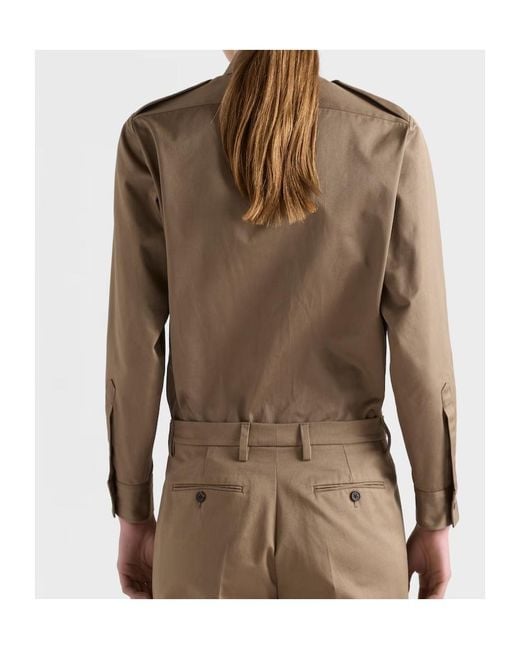 Prada Natural Chino Shirt