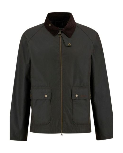 Barbour Black Bedale Jacket for men