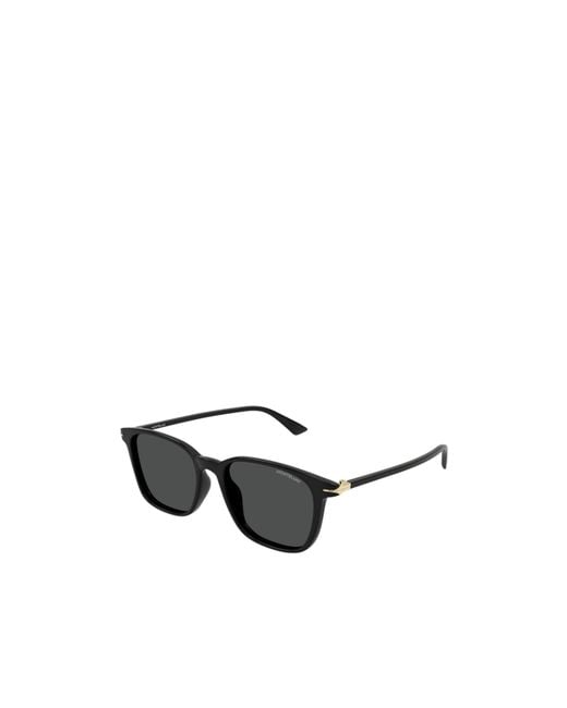 Montblanc White Eyewear Square-Frame Sunglasses for men