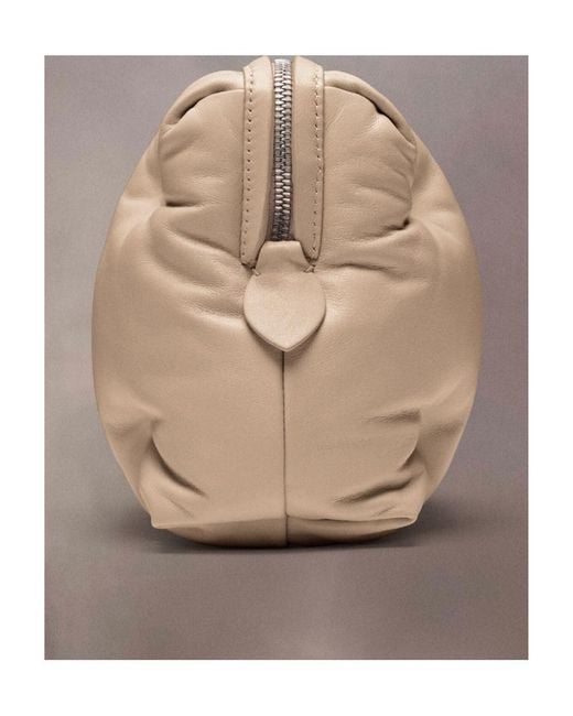 Maison Margiela Natural Glam Slam Leather Shoulder Bag for men