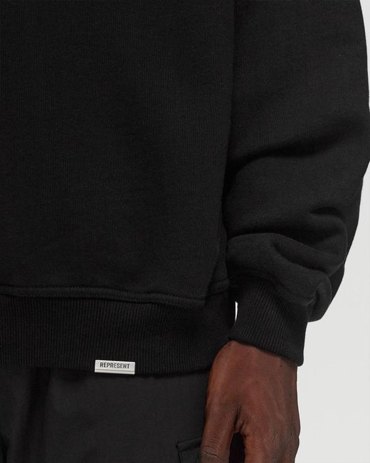 Represent Black Logo Polo Shirt for men
