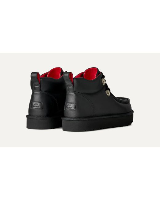 Ugg Black Woven Lace-Up Trainers for men