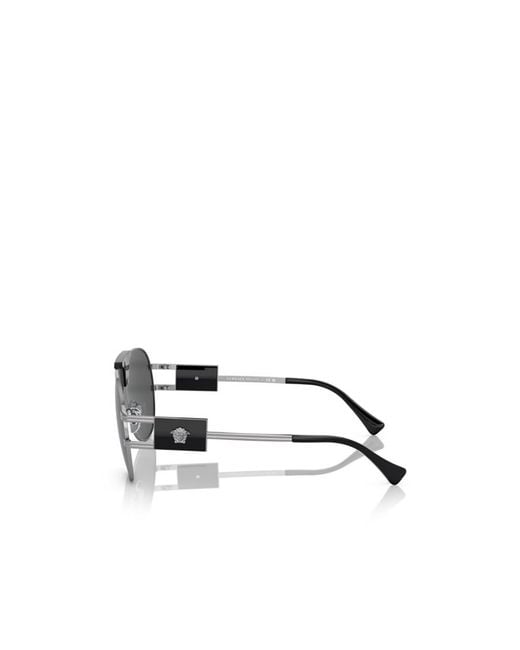 Versace Multicolor Eyewear Aviator Frame Sunglasses for men