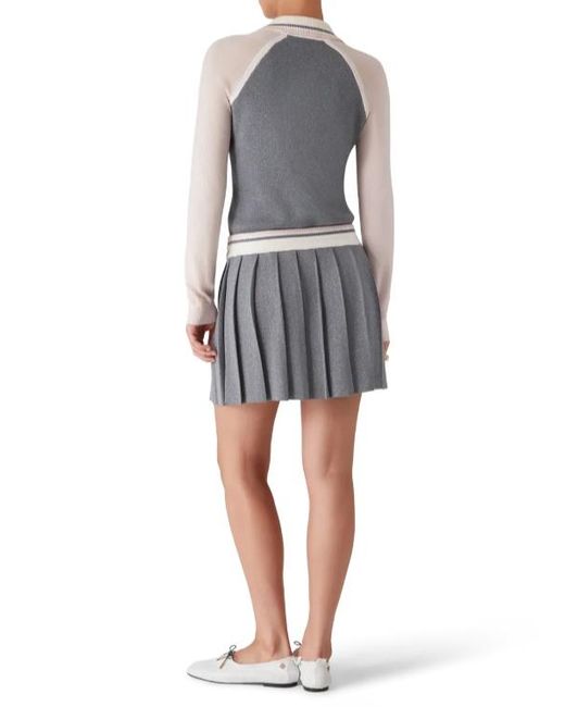 Casablanca Gray Knit Tennis Skirt