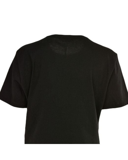 Fendi Black Lafayette Series Round Collar T-Shirt