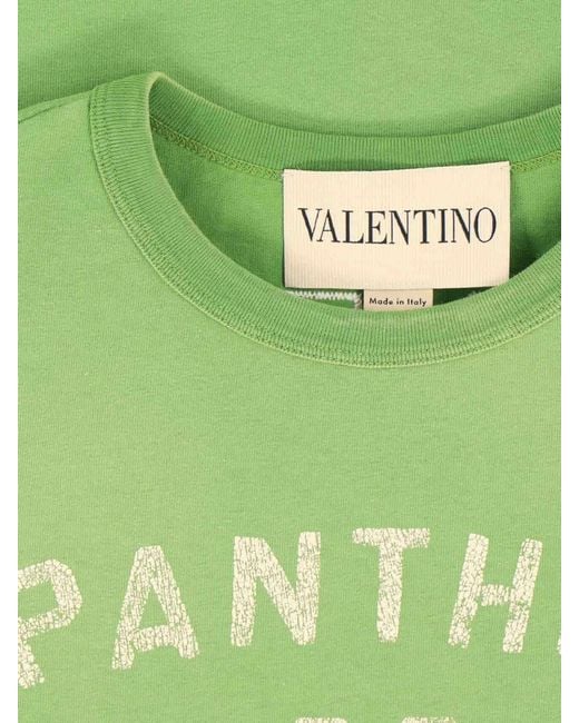 Valentino Green Chez Crewneck T-Shirt