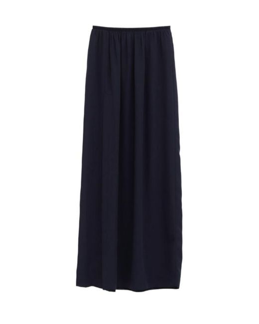 Frankie Shop Blue Elie Maxi Skirt