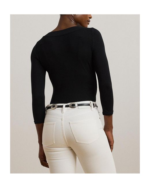 Ralph Lauren Black Simple And Elegant Top
