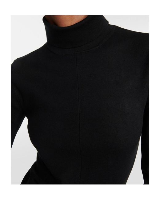 Joseph Black High Collar, Long Sleeves, Midi Length