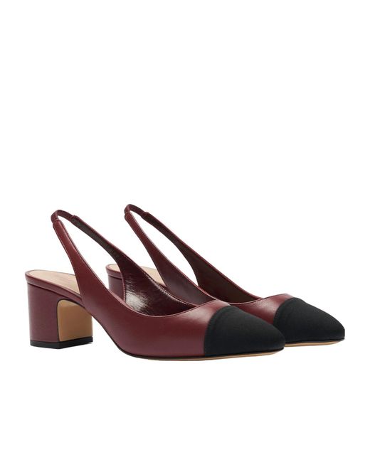 Scarosso Brown Miranda Slingback Pumps