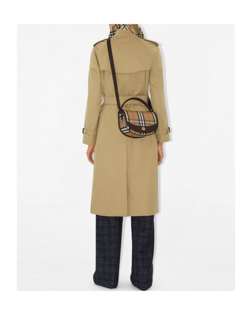Burberry Black Highlands Checked Crossbody Bag