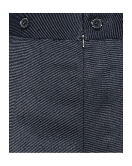 Maison Margiela Blue Straight-Leg Pants