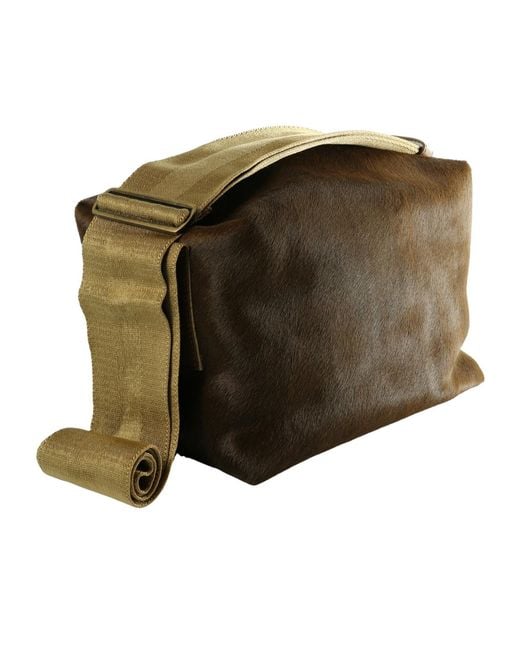 Uma Wang Metallic Medium Shoulder Bag