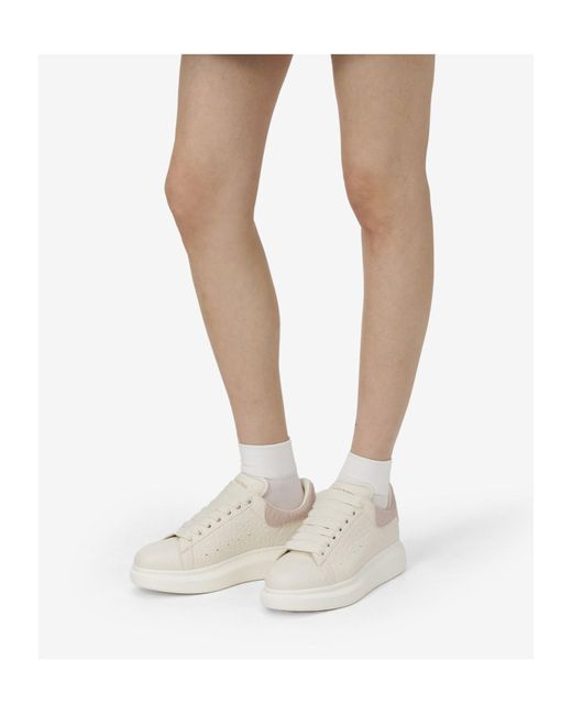 McQueen White Oversized Low-Top Sneakers