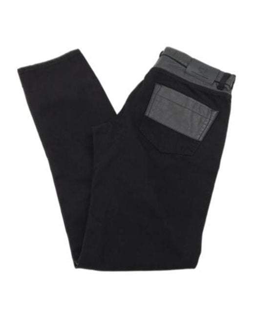 McQ Alexander McQueen Black Pocket Detail Denim Pants for men