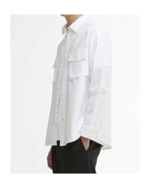 Barbour White Arnham Shirt for men