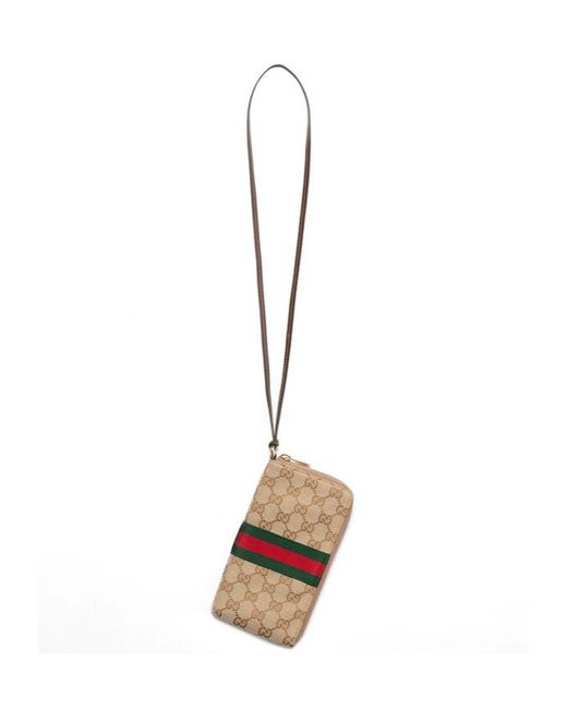 Gucci Multicolor Gg Case For Iphone With Strap for men