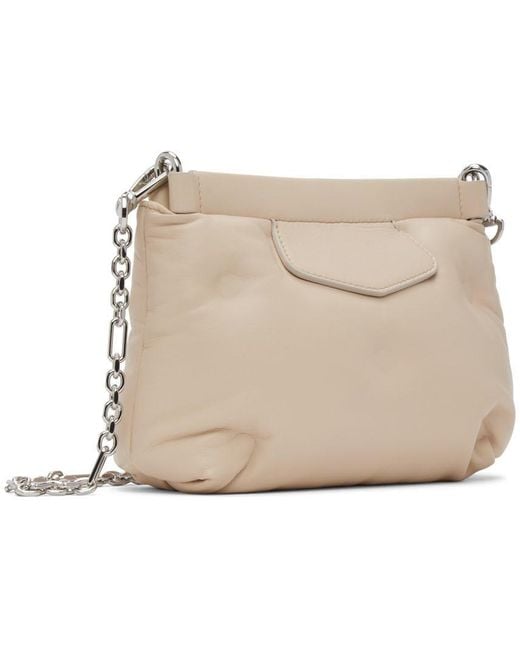 Maison Margiela Natural Glam Slam Carpet Quilted Mini Crossbody Bag