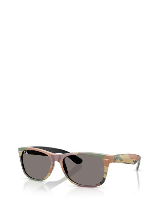 Ray-Ban White Full Frame Sunglasses for men