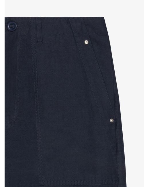 Givenchy Blue Straight-Leg Pants for men