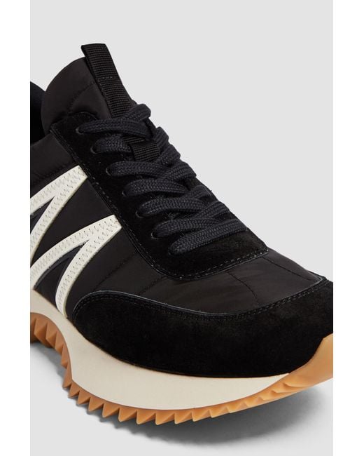 Moncler Black Pacey Lace-Up Trainers