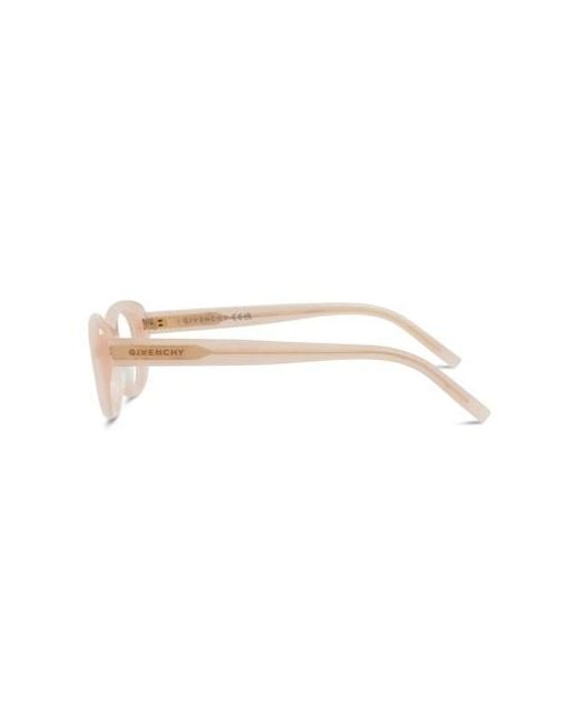 Givenchy White Full-Rimmed Plano Lenses