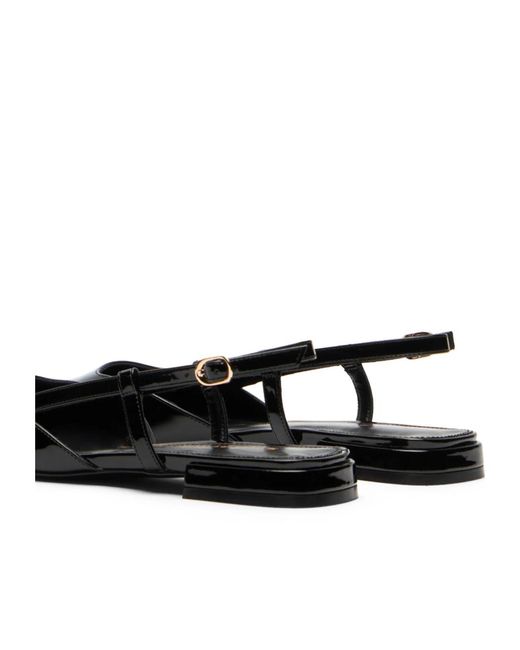 Stuart Weitzman Black Vinnie Slingback