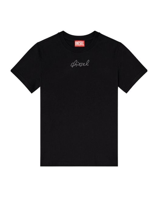 DIESEL Black Logo T-Shirt