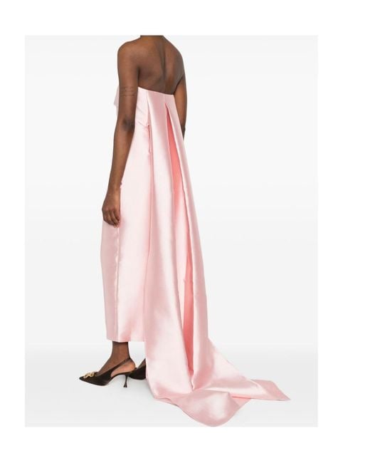 Solace London Pink Rina Maxi Dress