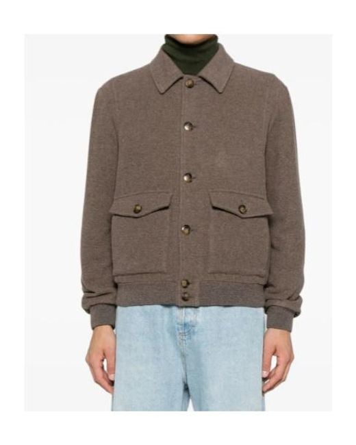 Canali Brown Wool Jacket for men