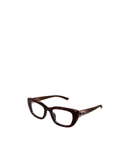 Gucci White Interlocking G Cat-Eye Glasses