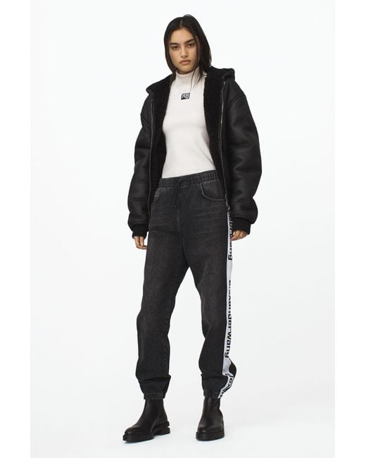 Alexander Wang Black Casual Denim Trousers