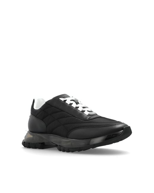 Givenchy Black Lace-Up Low Top Sneakers for men