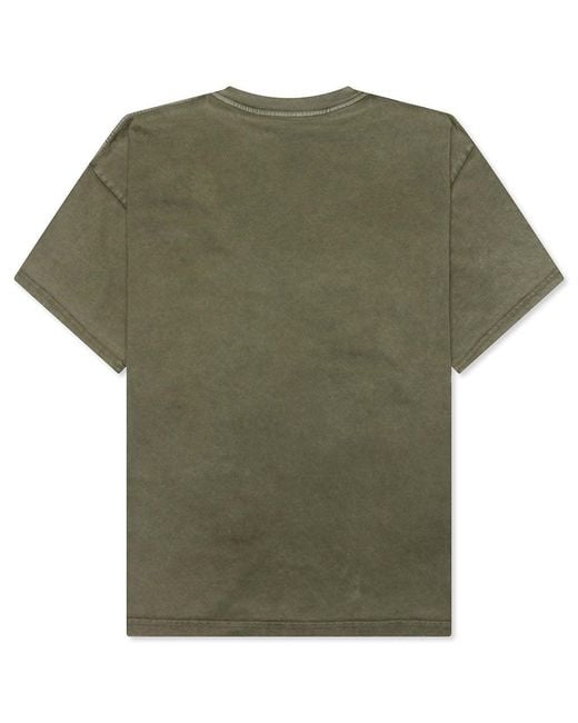 Represent Green Logo Crew Neck T-Shirt for men