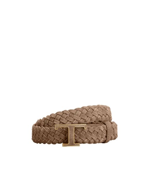 Tod's Brown T Timeless Belt