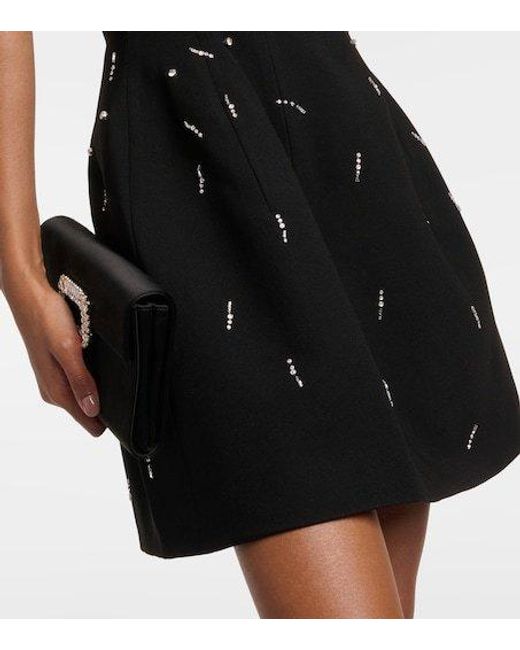 Jonathan Simkhai Black Arta Embellished Bustier Minidress