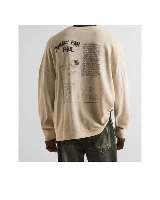 Our Legacy White Crew Sweatshirt for men