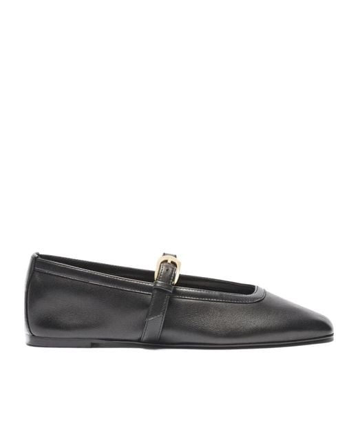 Stuart Weitzman Black Sai Ballet Flat