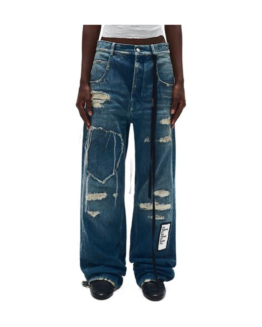Ann Demeulemeester Blue Claire 5 Pocket Comfort Jeans