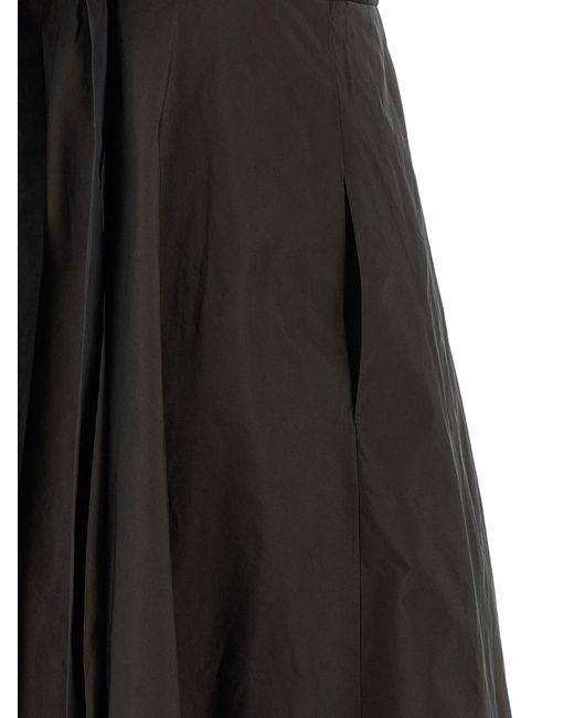 Pinko Black Maxi Dress With Bodice
