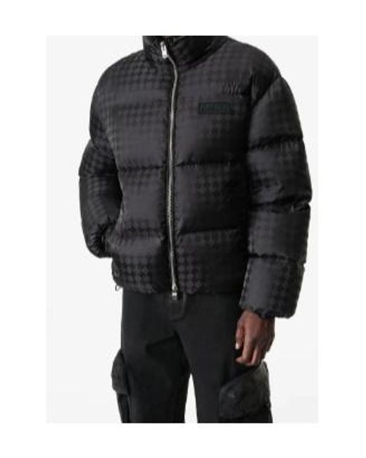 Amiri Black Ma Quad-Jacquard Down Acket for men
