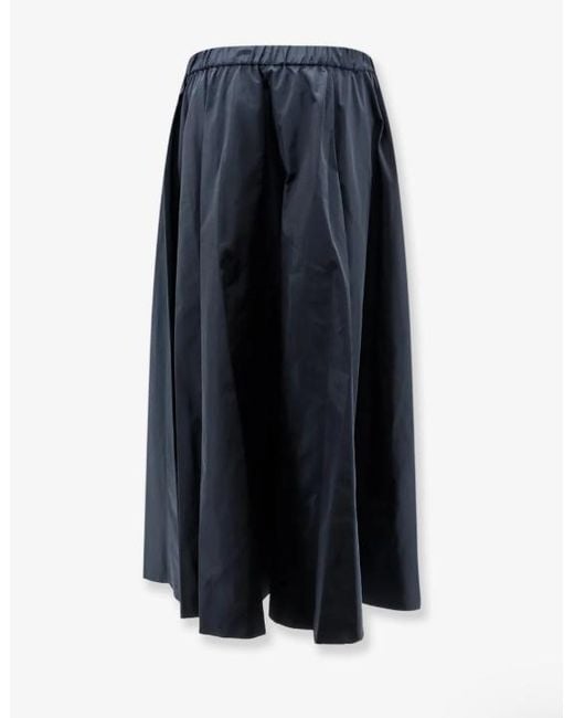 Aspesi Blue Logo Skirt