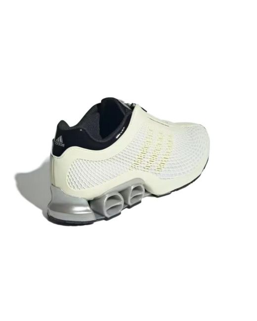 Adidas Originals White Megaride Zip-Front Gradient Sneakers for men