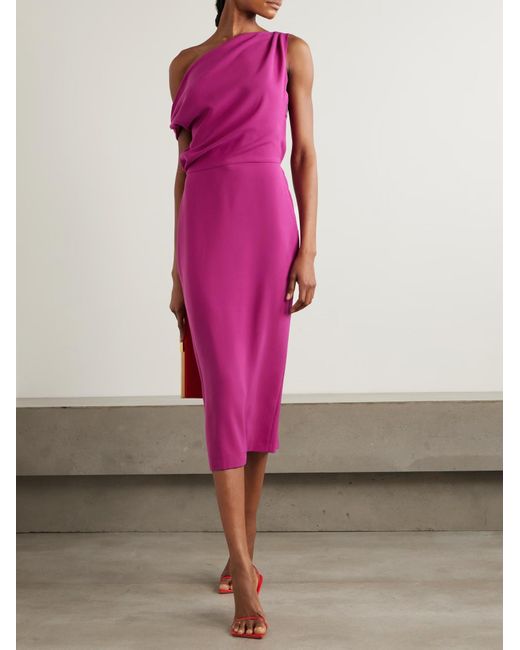 16Arlington Purple A Mid-Length Dress