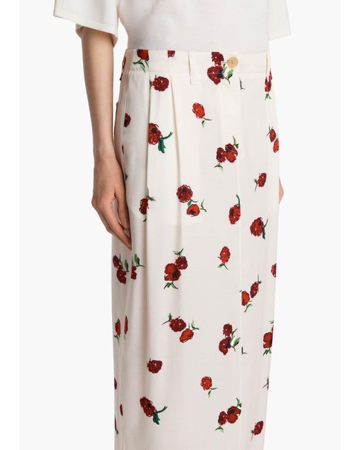 Khaite Pink Lucian Skirt