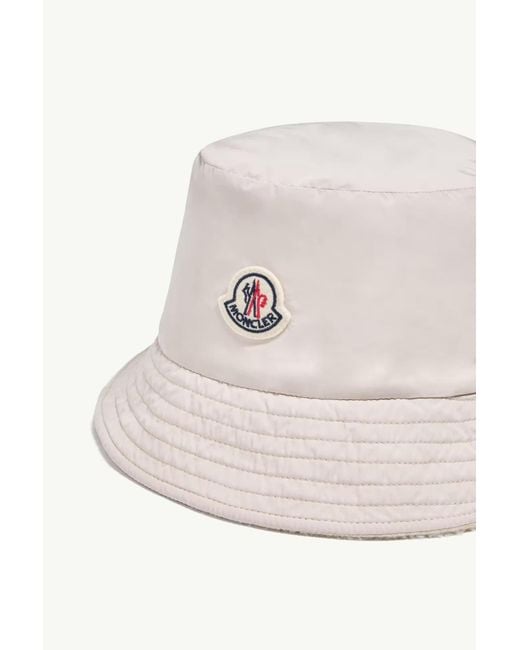Moncler Natural Reversible Teddy Bucket Hat for men