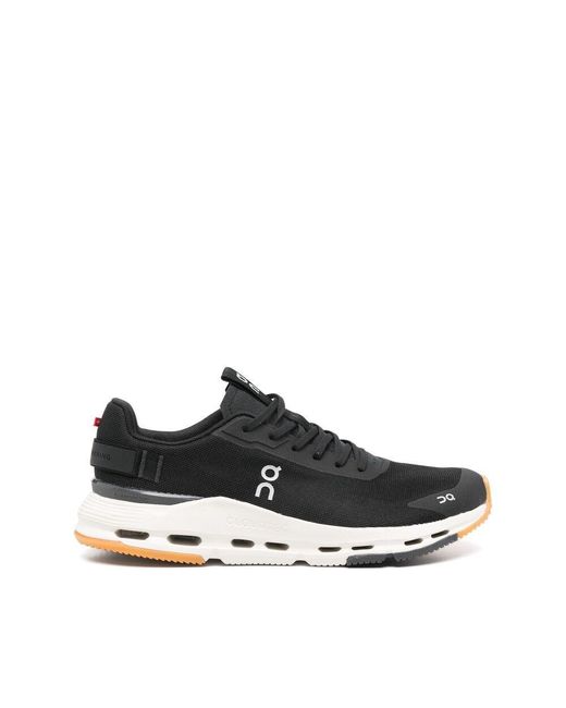 On Shoes Black Cloudnova Form 2 Lace-Up Sneakers for men