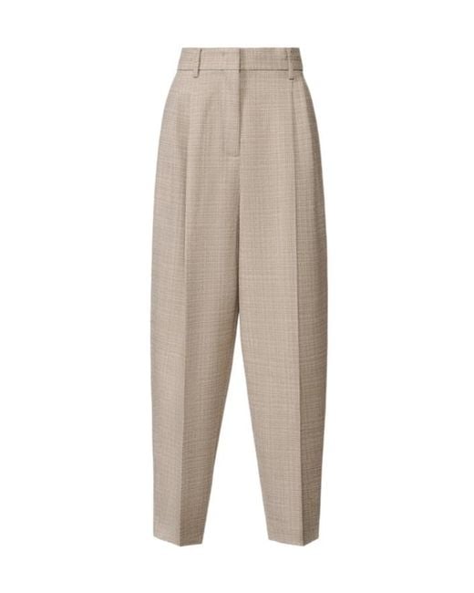 Fabiana Filippi Natural Tapered Casual Pants
